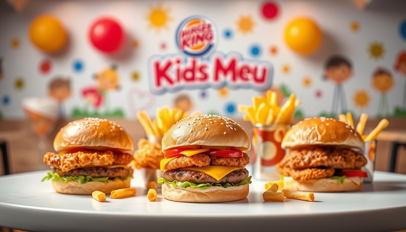 Burger King Kids Menu