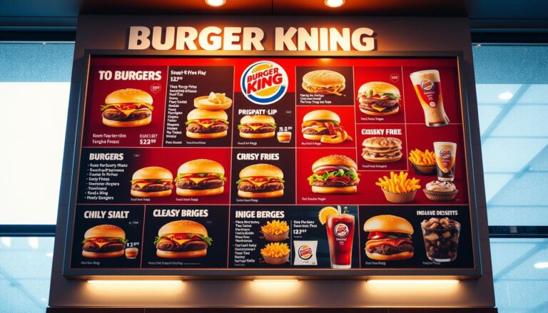 Burger King Menu