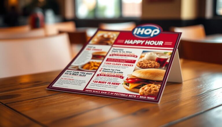 IHOP Happy Hour Menu