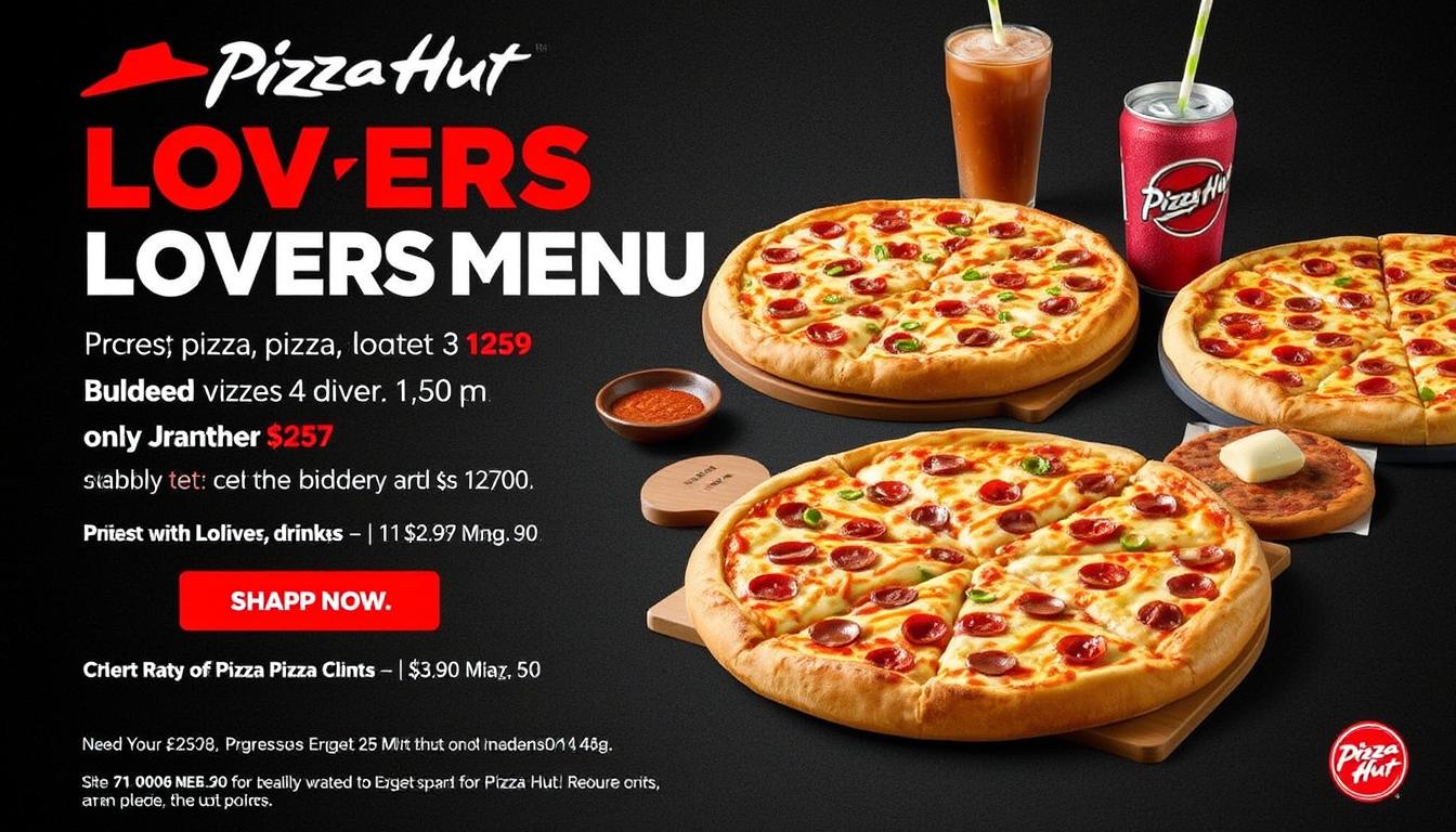 Pizza Hut $7 Deal Lovers Menu