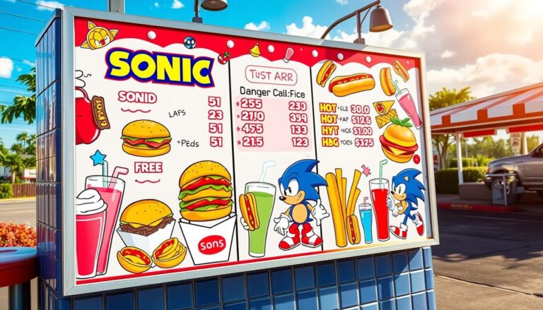 Sonic Menu
