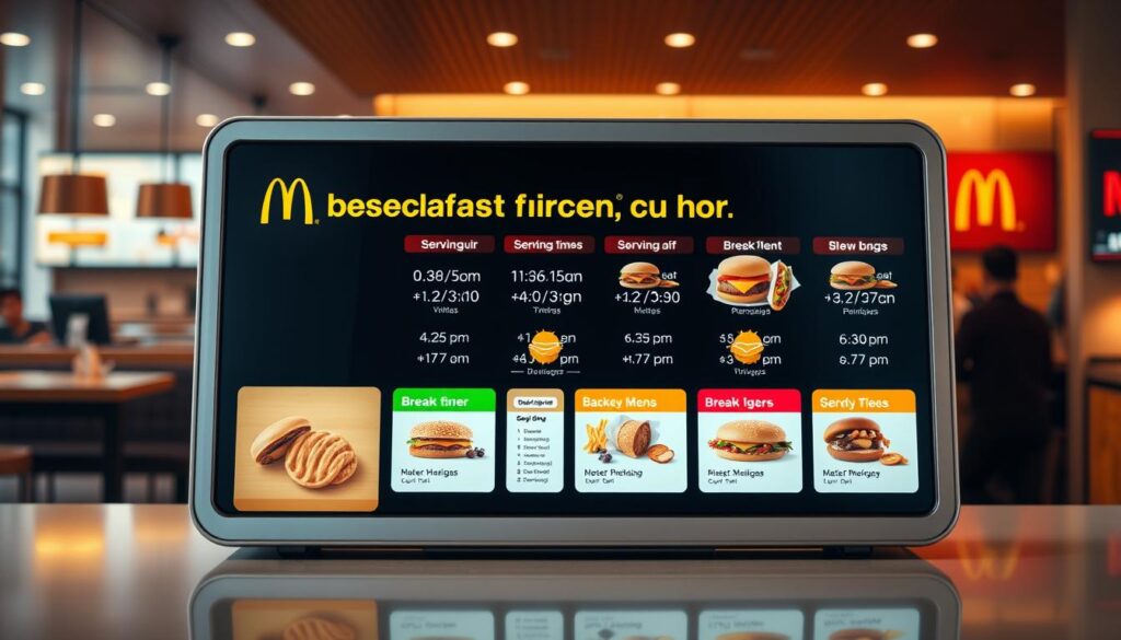 exact McDonald's breakfast menu hours exact McDonald's breakfast menu hours