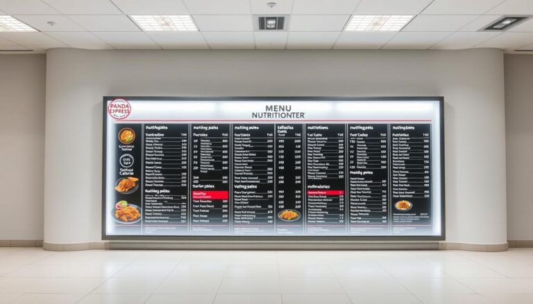 panda express calories menu