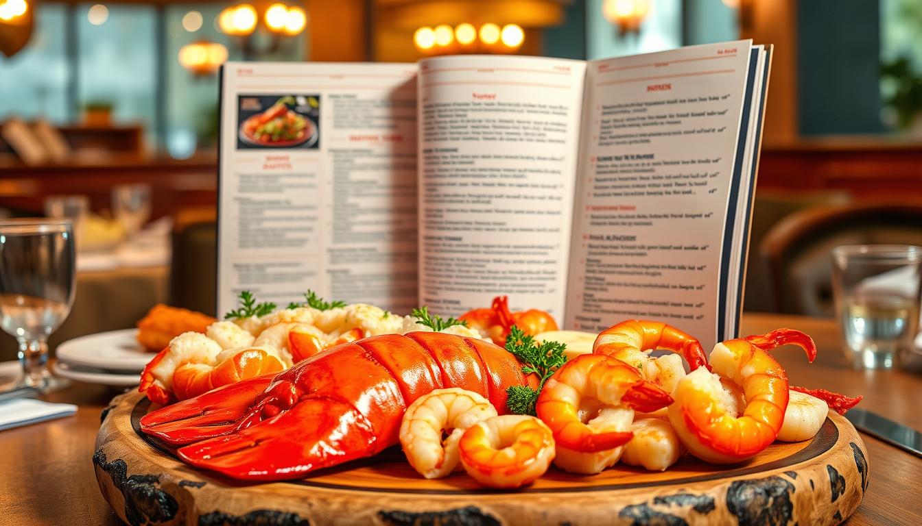 red lobster menu